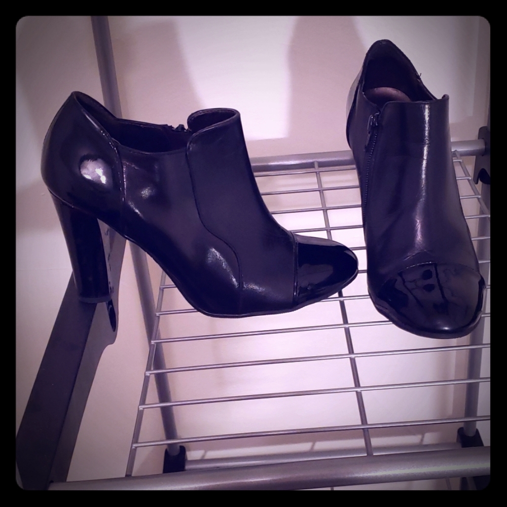 Leather heels